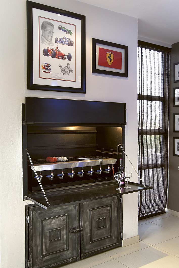 Gas Grill Built-in Braai